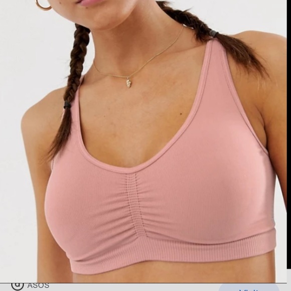 Free People Shanti Strappy bra XS NWT coral - Picture 5 of 7